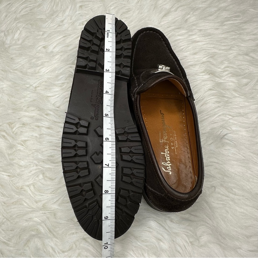 Salvatore Ferragamo Women’s Suede Loafers Size 5.5 - Picture 12 of 12